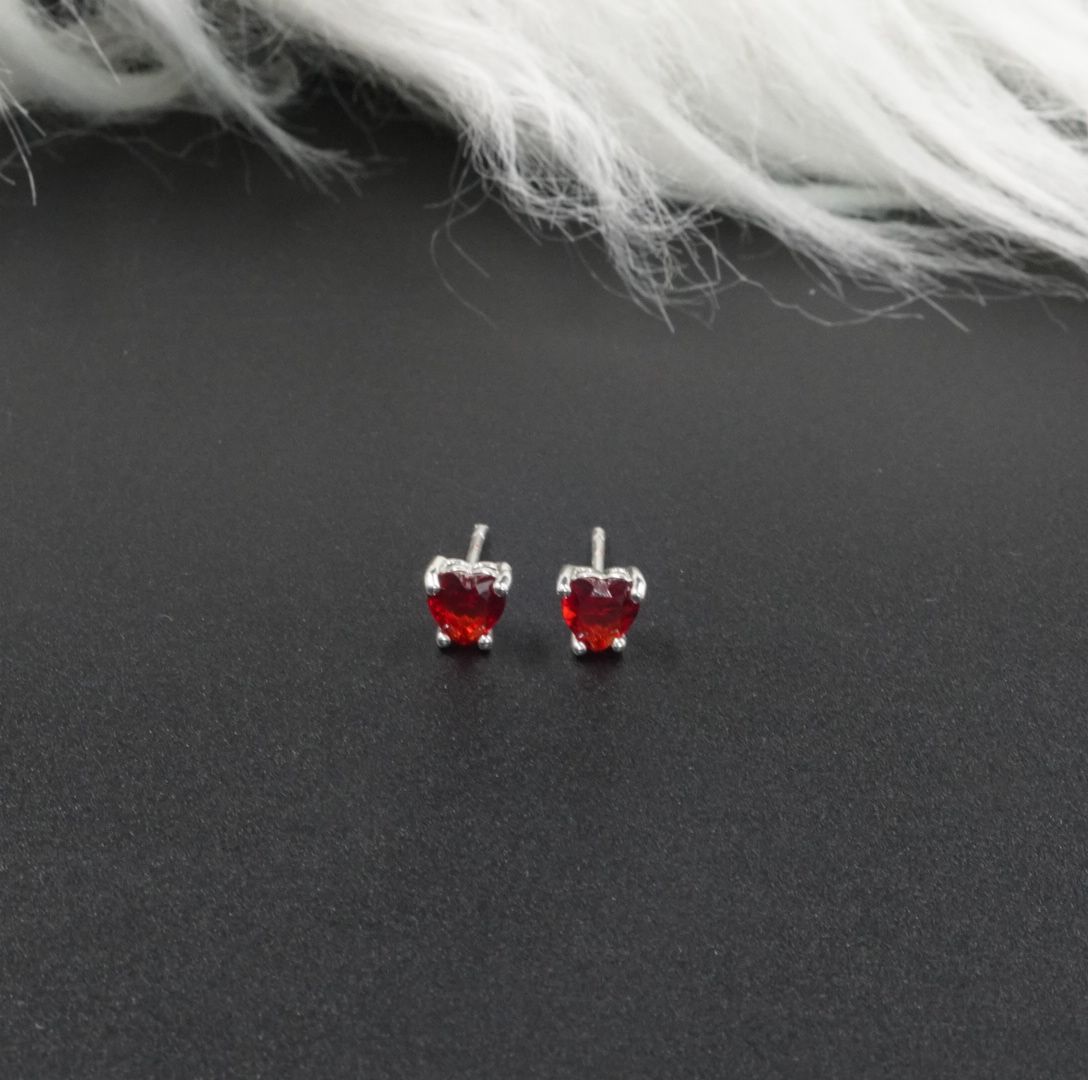 TOPO CORAZON ROJO TIPO DIAMANTE PLAT#5